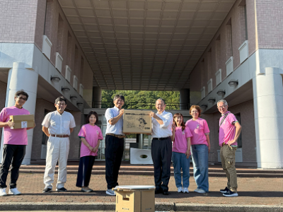 038　石巻専修大学へ寄付(さきちゃんの防災トイレ発売開始記念！)(2025/9/8up)