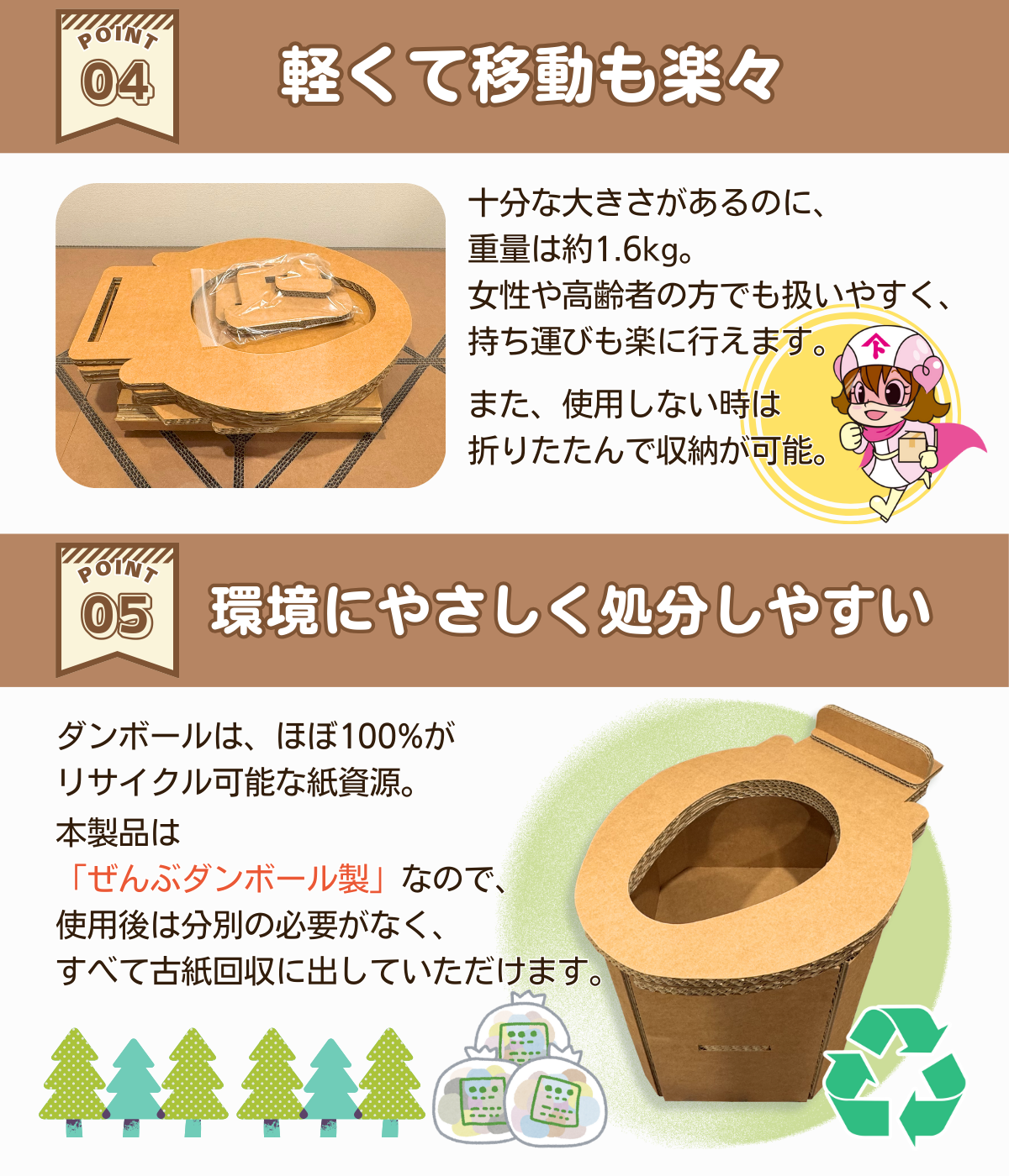 さきちゃんの防災トイレ